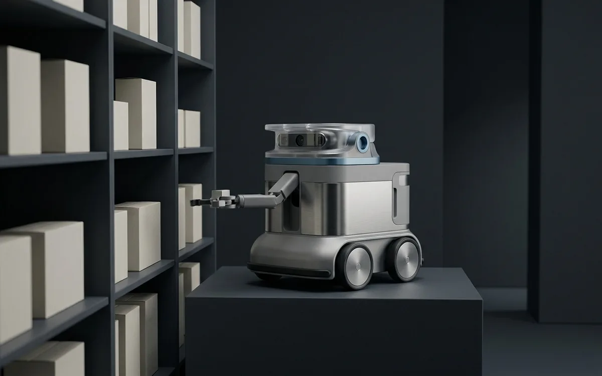 Autonomous Shopping and Inventory Robot — concept visualization