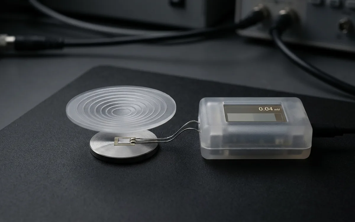 Piezoelectric Energy Experiment — concept visualization
