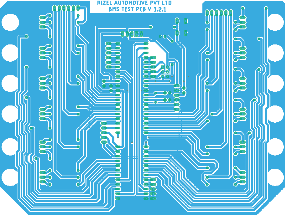 BMS PCB layout revision 1.2.1